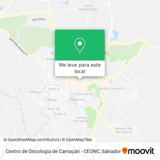 Centro de Oncologia de Camaçari - CEONC mapa