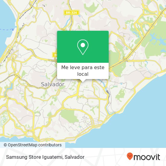 Samsung Store Iguatemi mapa