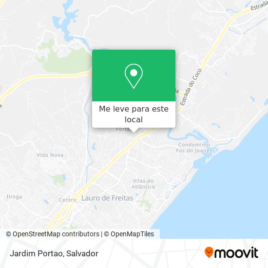 Jardim Portao mapa