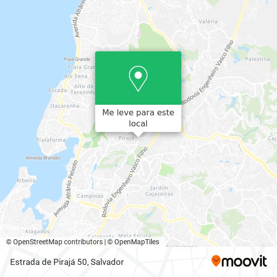 Estrada de Pirajá 50 mapa