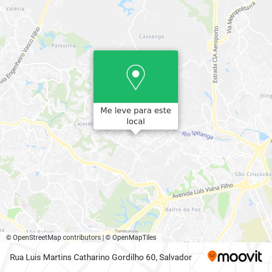 Rua Luis Martins Catharino Gordilho 60 mapa