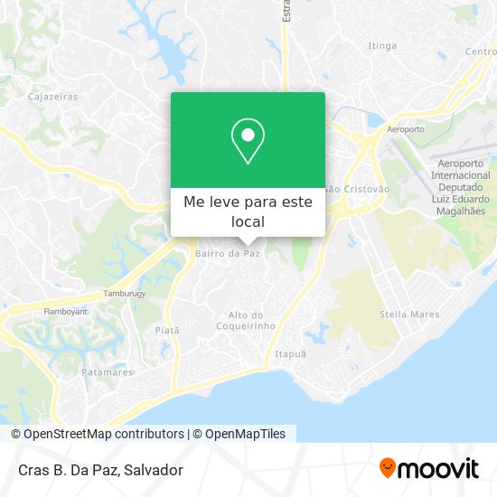 Cras B. Da Paz mapa