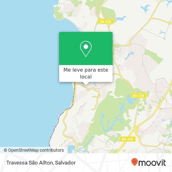 Travessa São Aílton mapa