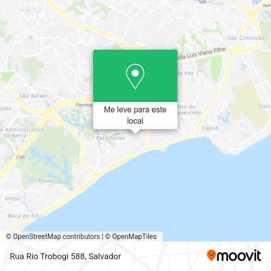 Rua Rio Trobogi 588 mapa