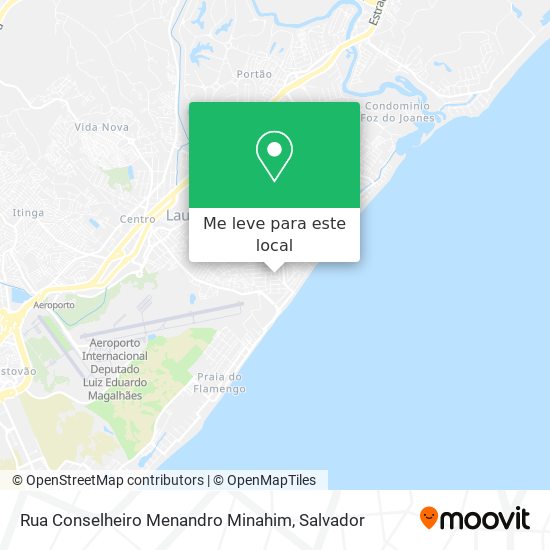 Rua Conselheiro Menandro Minahim mapa