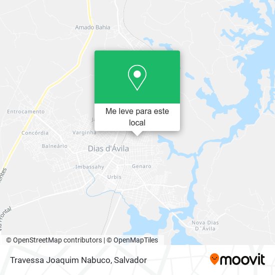 Travessa Joaquim Nabuco mapa