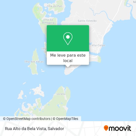 Rua Alto da Bela Vista mapa