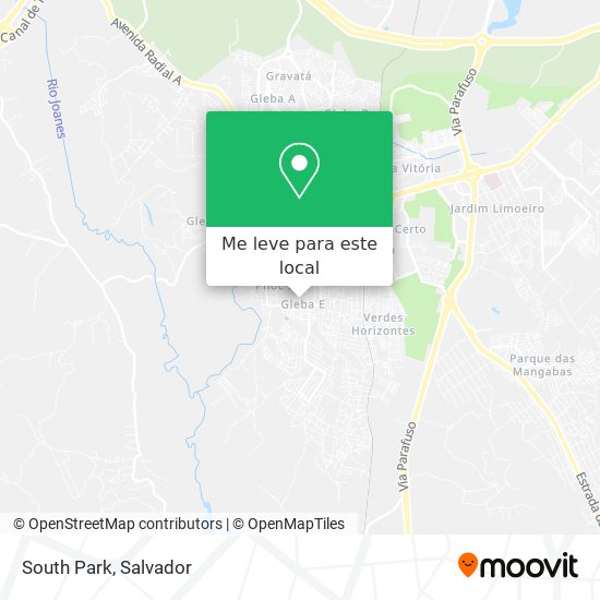 South Park mapa