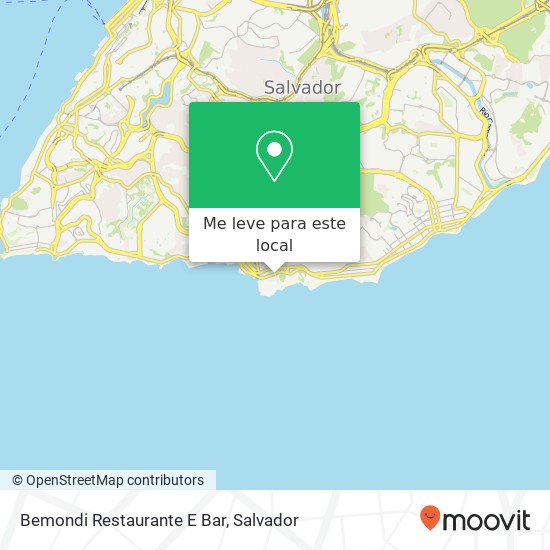 Bemondi Restaurante E Bar, Rua Doutor Odilon Santos, 224 Rio Vermelho Salvador-BA 41940-350 mapa