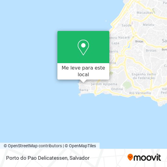 Porto do Pao Delicatessen mapa
