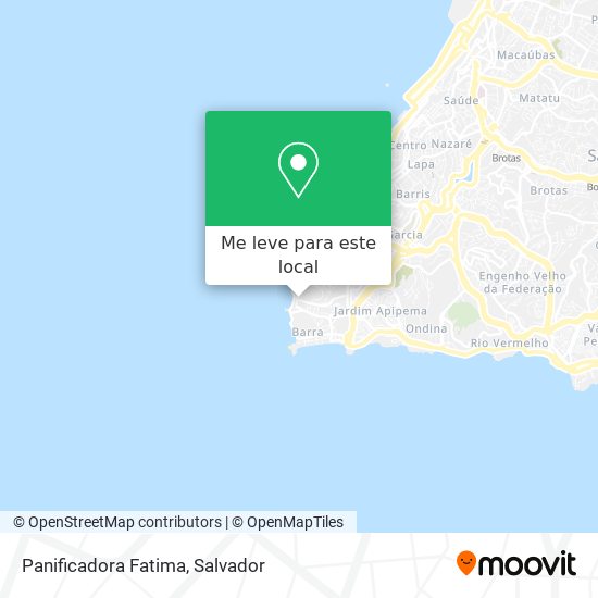 Panificadora Fatima mapa