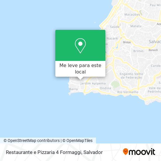 Restaurante e Pizzaria 4 Formaggi mapa