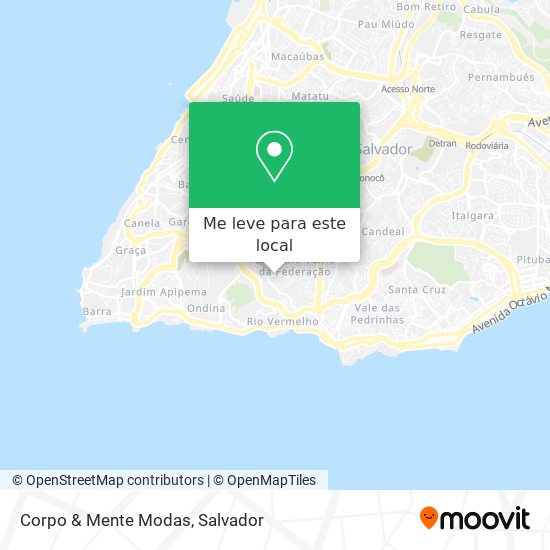 Corpo & Mente Modas mapa
