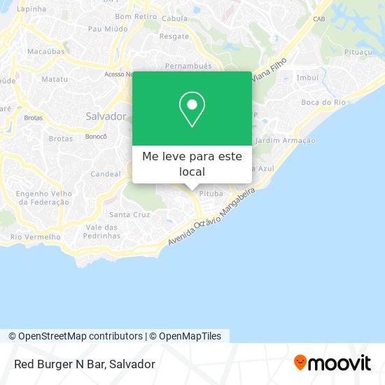 Red Burger N Bar mapa