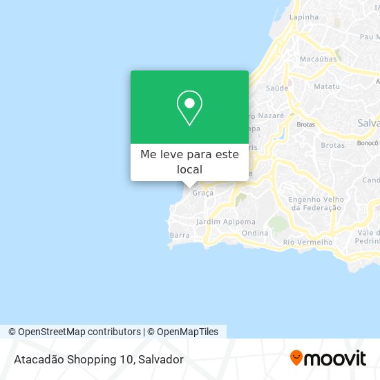 Atacadão Shopping 10 mapa