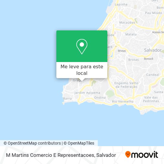 M Martins Comercio E Representacoes mapa