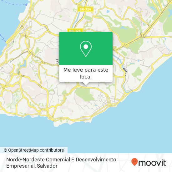 Norde-Nordeste Comercial E Desenvolvimento Empresarial, Rua Rubens Guelli, 135 Itaigara Salvador-BA 41815-135 mapa