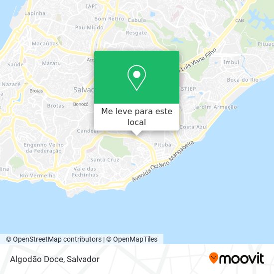 Algodão Doce mapa