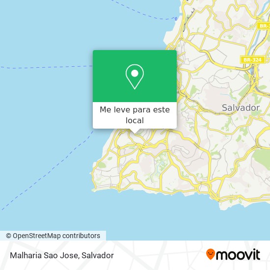 Malharia Sao Jose mapa