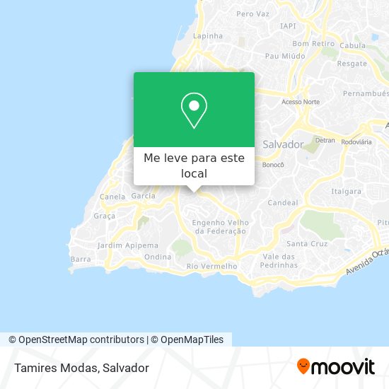 Tamires Modas mapa