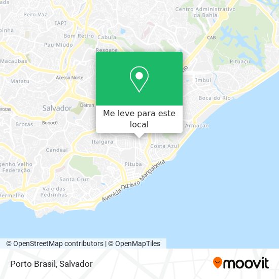 Porto Brasil mapa