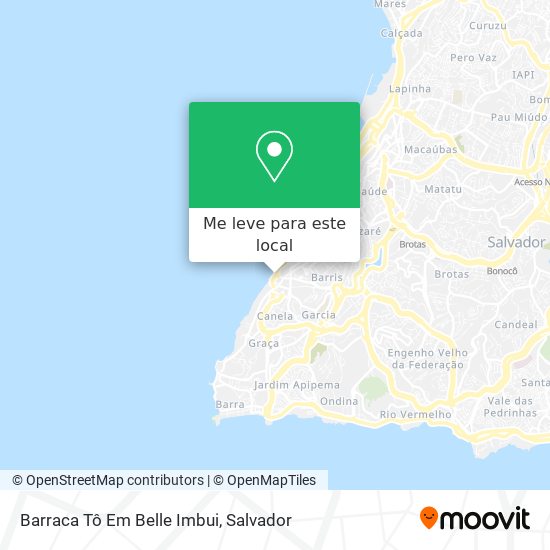 Barraca Tô Em Belle Imbui mapa