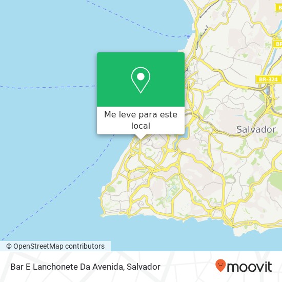 Bar E Lanchonete Da Avenida, Avenida Sete de Setembro, 1185 Centro Salvador-BA 40060-002 mapa