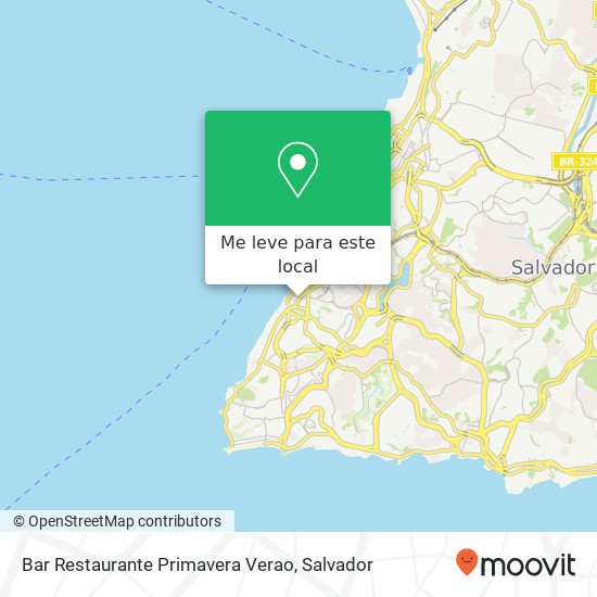 Bar Restaurante Primavera Verao, Avenida Sete de Setembro, 1434 Centro Salvador-BA 40080-002 mapa