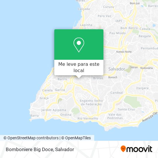 Bomboniere Big Doce mapa