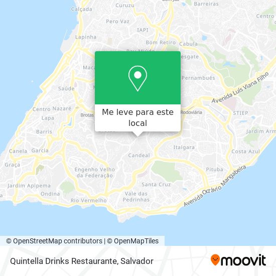 Quintella Drinks Restaurante mapa