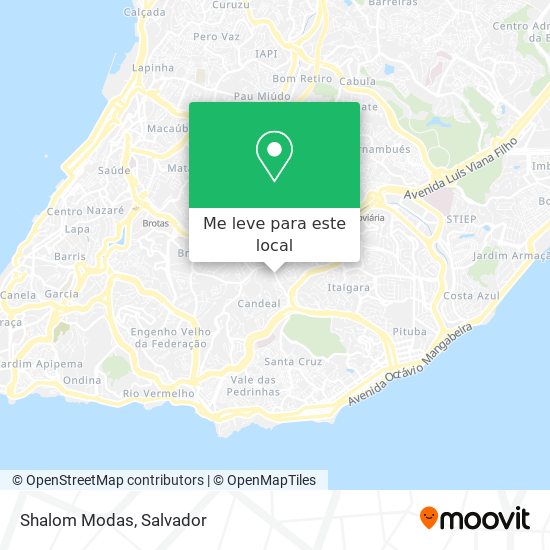 Shalom Modas mapa