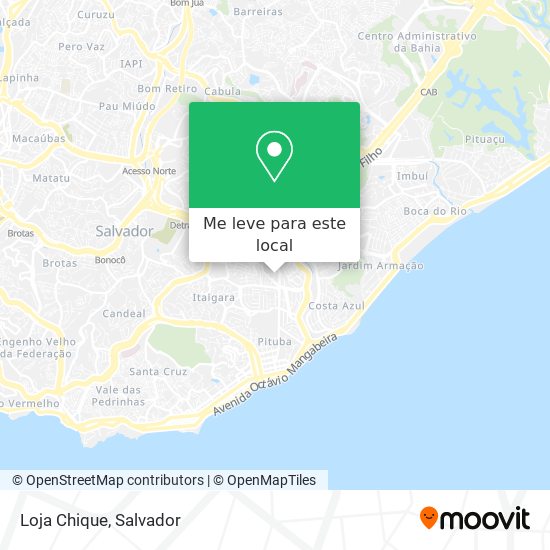 Loja Chique mapa