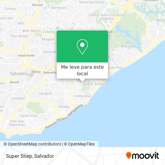 Super Stiep mapa