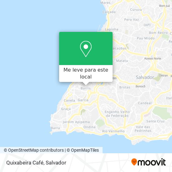 Quixabeira Café mapa