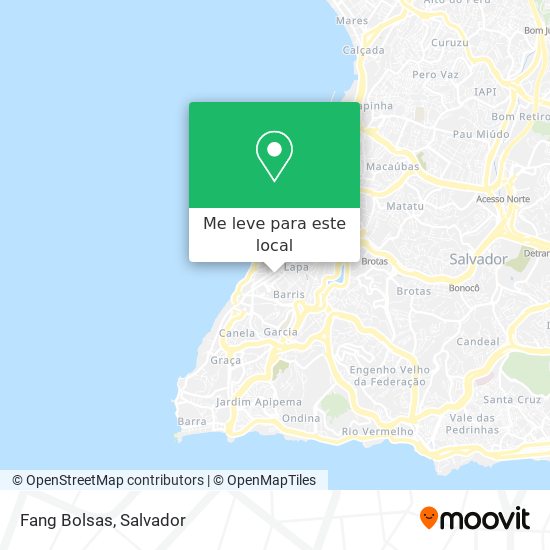 Fang Bolsas mapa
