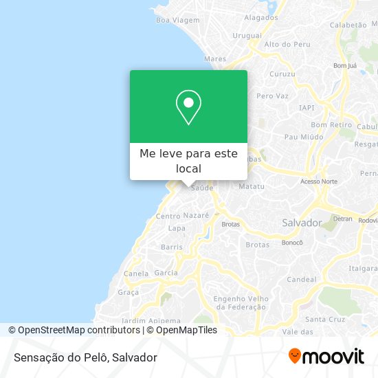 Sensação do Pelô mapa