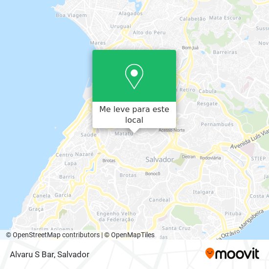 Alvaru S Bar mapa