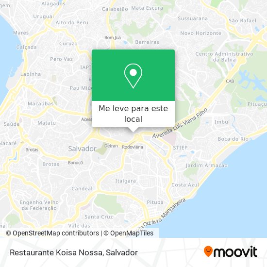 Restaurante Koisa Nossa mapa