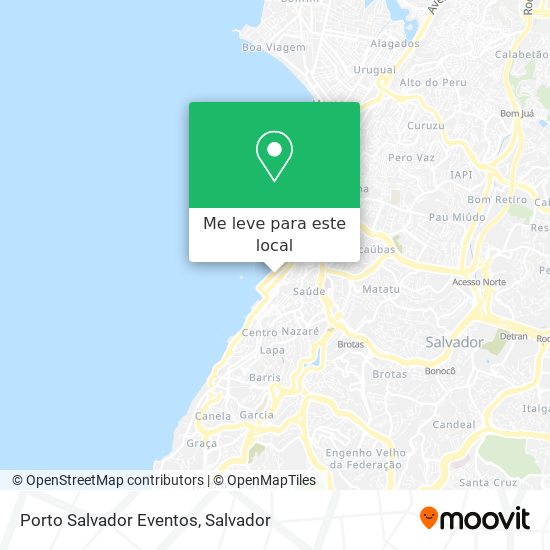 Porto Salvador Eventos mapa