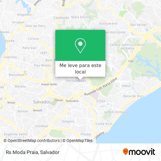 Rs Moda Praia mapa