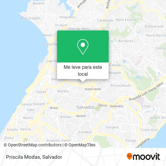 Priscila Modas mapa