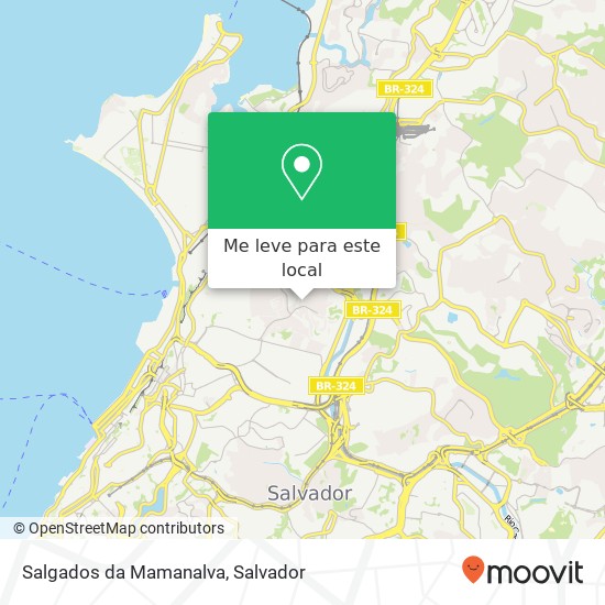 Salgados da Mamanalva, Rua Odilon Machado Iapi Salvador-BA 40340-420 mapa