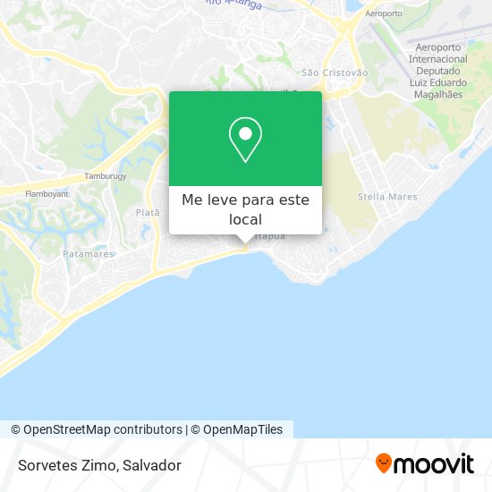 Sorvetes Zimo mapa