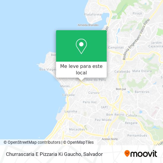 Churrascaria E Pizzaria Ki Gaucho mapa