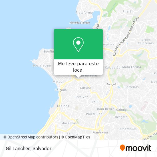 Gil Lanches mapa