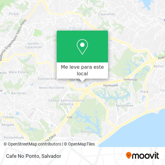 Cafe No Ponto mapa