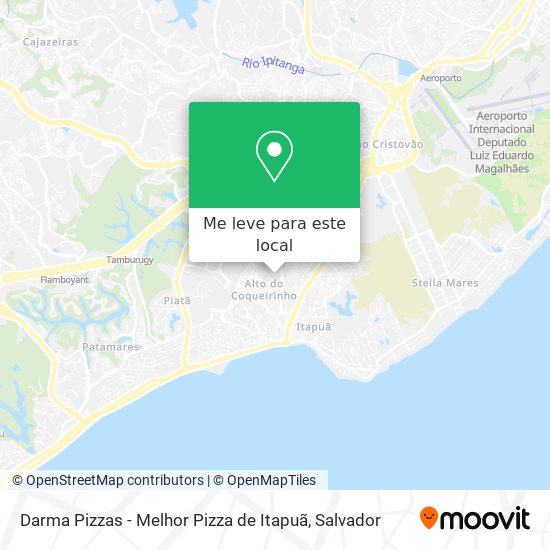 Darma Pizzas - Melhor Pizza de Itapuã mapa