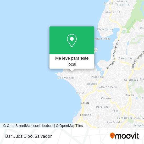 Bar Juca Cipó mapa