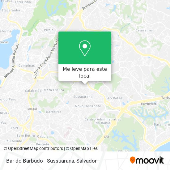 Bar do Barbudo - Sussuarana mapa