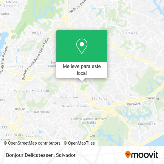 Bonjour Delicatessen mapa